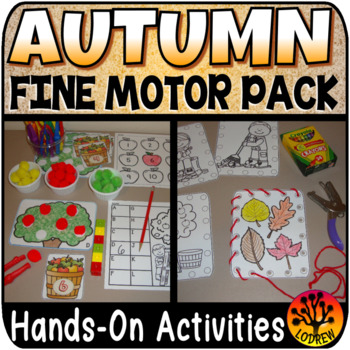 Preview of Fall Centers Autumn Activities Fine Motor Centers OT Hands On