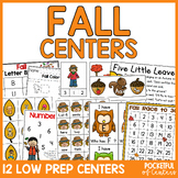 Fall Centers Kindergarten Math and Literacy Centers Activities