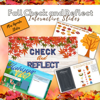 Preview of Fall Check and Reflect Interactive and Agenda Slides