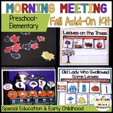 Fall Circle Activities for Special Education & Autism (Add