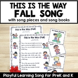 Fall Circle Time Song & Book Set for PreK and Kindergarten