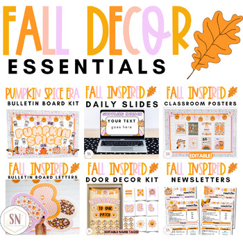 Preview of Fall Classroom Decor | Fall Classroom Essentials Bundle!