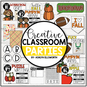 Preview of Fall Classroom Party Pack