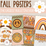 Fall Classroom Posters | Retro Fall Bulletin Board