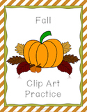 Fall Clip Art Practice