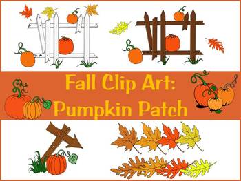 Fall Clip Art: Pumpkin patch by ScrapNteach | Teachers Pay ...