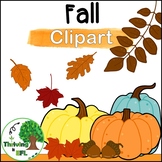 Fall Clipart Leaves and Pumpkins