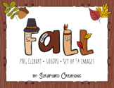 Fall Clipart - Personal & Limited Commercial Use - 54 Images