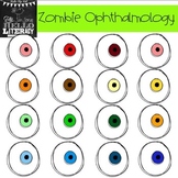 Fall Eyeball Clipart "Zombie Ophthalmology" (for personal 