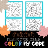Fall Color By Code (Speech Sounds - Complexity Approach)