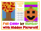 Fall Color By Number Hidden Picture
