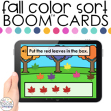 Fall Color Sort Boom™ Cards - Distance Learning for Specia