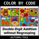 Fall Color by Code - Double-Digit Addition without Regrouping