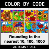 Fall Color by Code - Rounding to the nearest 10, 100, 1000