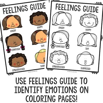 Fall Color-by-Feeling Printables - Elementary School Counseling | TpT