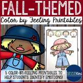Fall Color-by-Feeling Printables - Elementary School Counseling