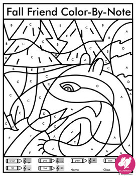 fall color by note music worksheets coloring pages by sillyomusic