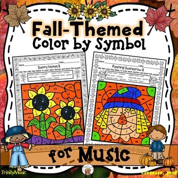 Preview of Fall Color by Symbol (for Music)