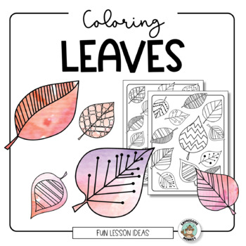 Preview of Fall Coloring Activity • Leaf Coloring Pages • Painting Ideas • Fun Art Center