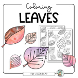 Fall Coloring Activity • Leaf Coloring Pages • Painting Id