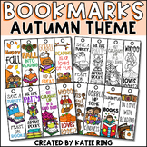 Fall Coloring Bookmarks | Bright Colors and Bookmarks to Color