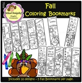 Fall Coloring Bookmarks - Thanksgiving - Bookmarks to colo