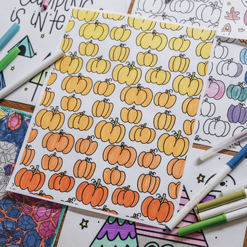 Fall Coloring Page