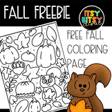 Fall Coloring Page FREEBIE