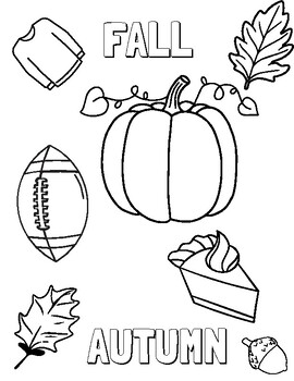 Fall Coloring Page/Sheet by Journeys in History | TPT