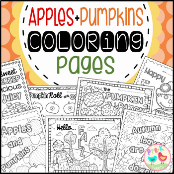 Preview of Fall Coloring Pages