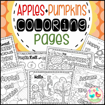 87 Apples And Pumpkins Coloring Pages For Free