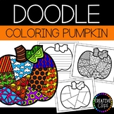 Fall Coloring Pages: Doodle Shape Pumpkin {Made by Creativ