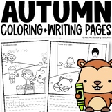 Fall Coloring Pages Fall Writing Activities | Thanksgiving
