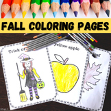 Fall Coloring Pages | Fun Activity for Preschool and Speci