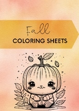 Fall Coloring Sheets