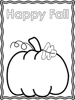 Fall Coloring Sheets by Fun in Room 603 | TPT