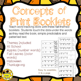 Fall Colors Concepts of Print Decodable Books Emergent Readers