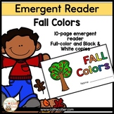 Fall Colors Emergent Reader Independent Reading Mini Book