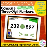 Fall Compare Three Digit Numbers BOOM™ Cards Standard 2.NBT.4
