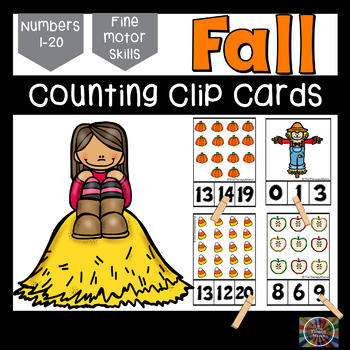 Preview of Fall Count and Clip Cards