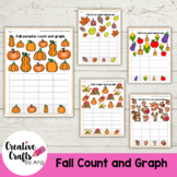 Fall Count and Graph - Preschool | PreK | Kindergarten