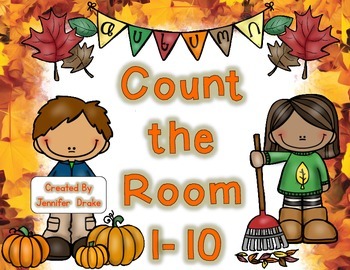 Preview of Fall Count the Room 1-10
