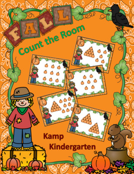 Preview of Fall Count the Room FREEBIE