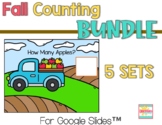 Fall Counting BUNDLE For Google Slides™