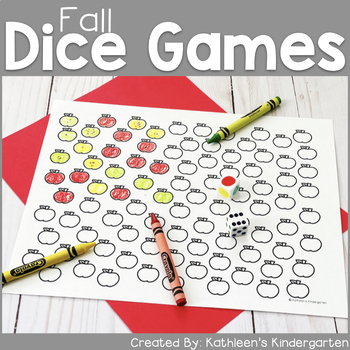 Preview of Fall Counting Dice Games