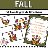 Fall Counting Game | Preschool Circle Time Activities
