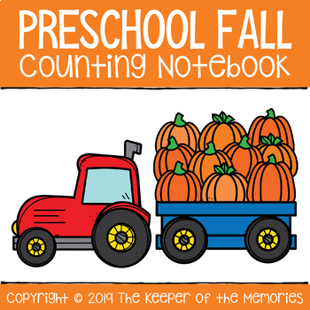 Free Printable Fall Counting Notebook Preschool Worksheets