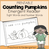 Fall Counting Pumpkins Emergent Reader-Number Words for Ki