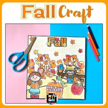Preview of Fall 3D Craft | Autumn Season Craft activity