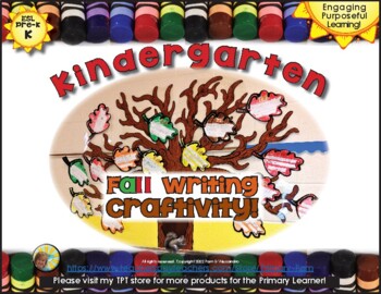 Preview of Fall Craft - Writing Activity for Early Learners! Beginning of the Year Learning